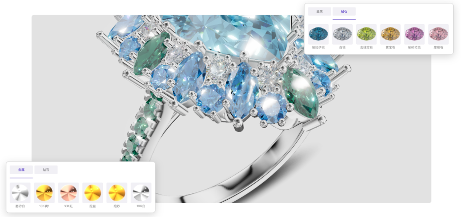 3D交互查看器界面展示