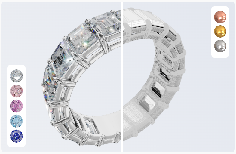 材质定制界面展示